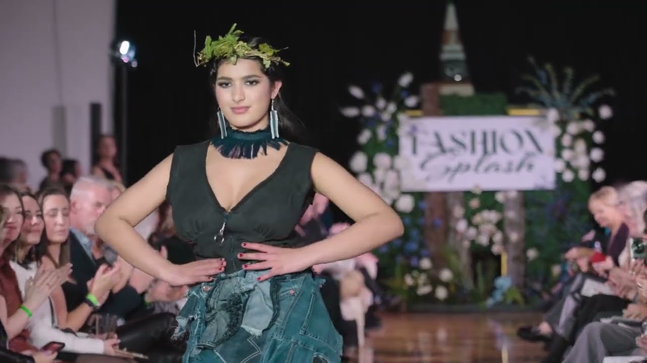 Still from the Fashion Splash 2024 fundraiser film for the Victoria Women's Transition House